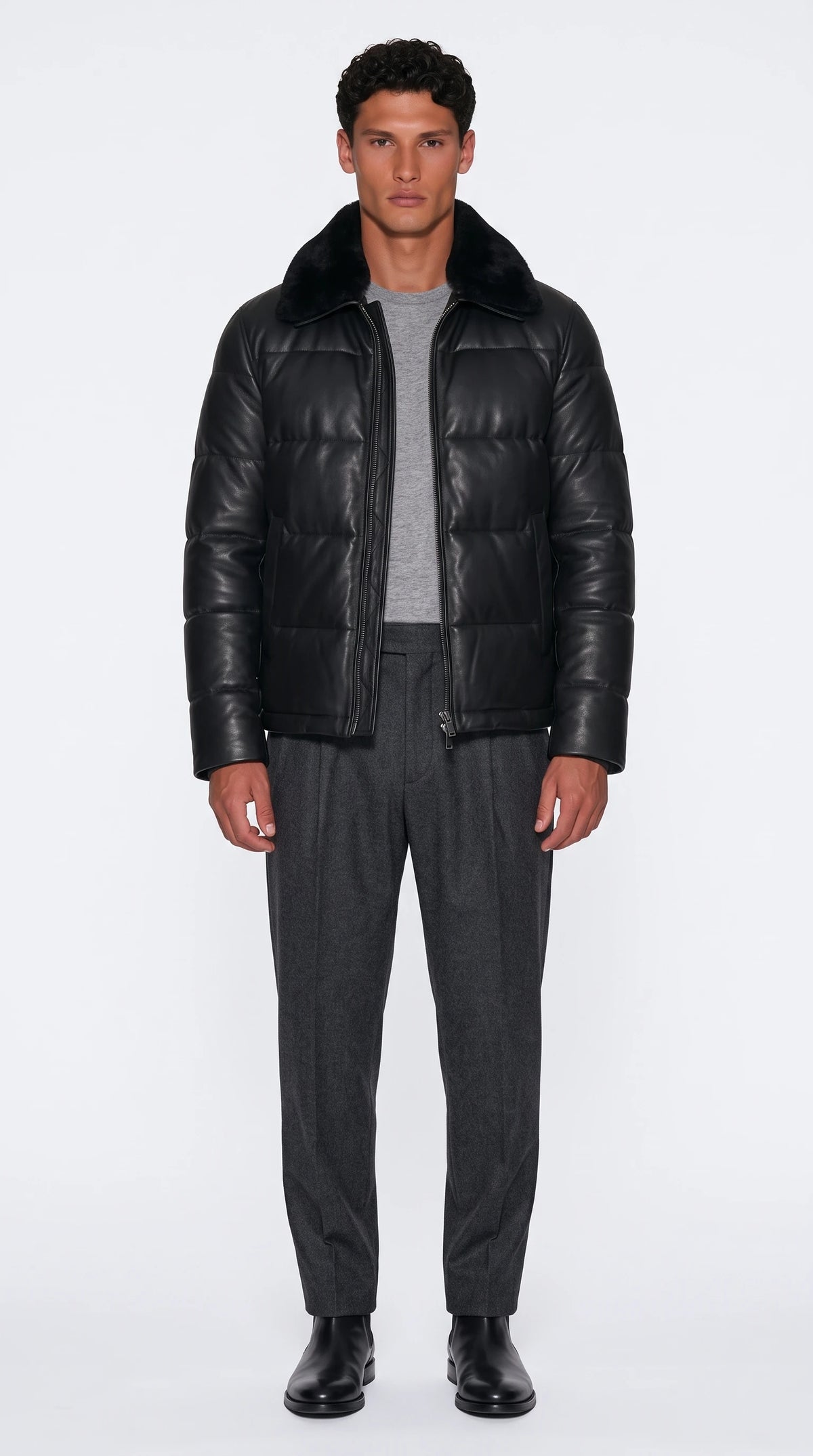 The Noir Torridon black puffer jacket by Christopher Noir