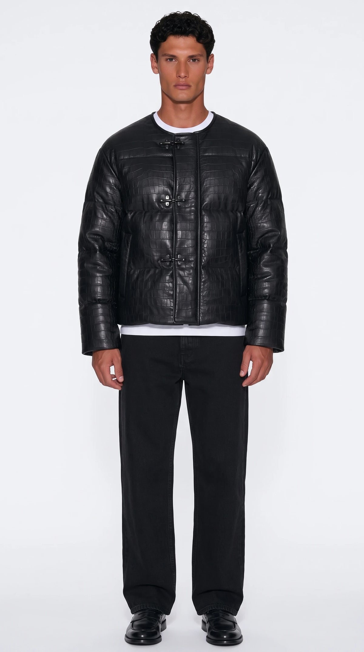 The Noir Strathspey black puffer jacket by Christopher Noir