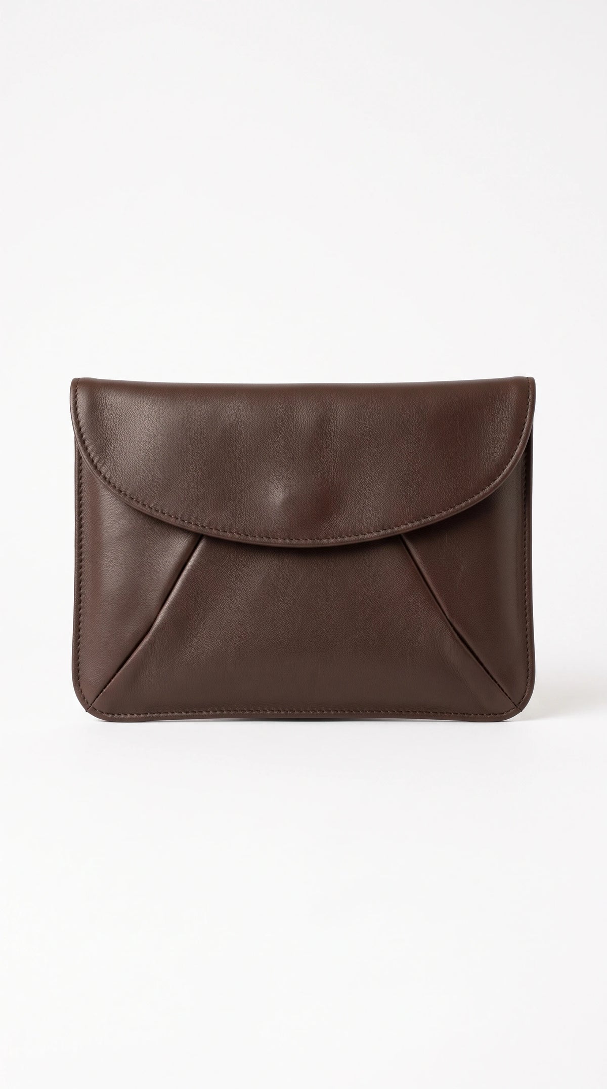 The Noir Swale espresso soft pouch by Christopher Noir