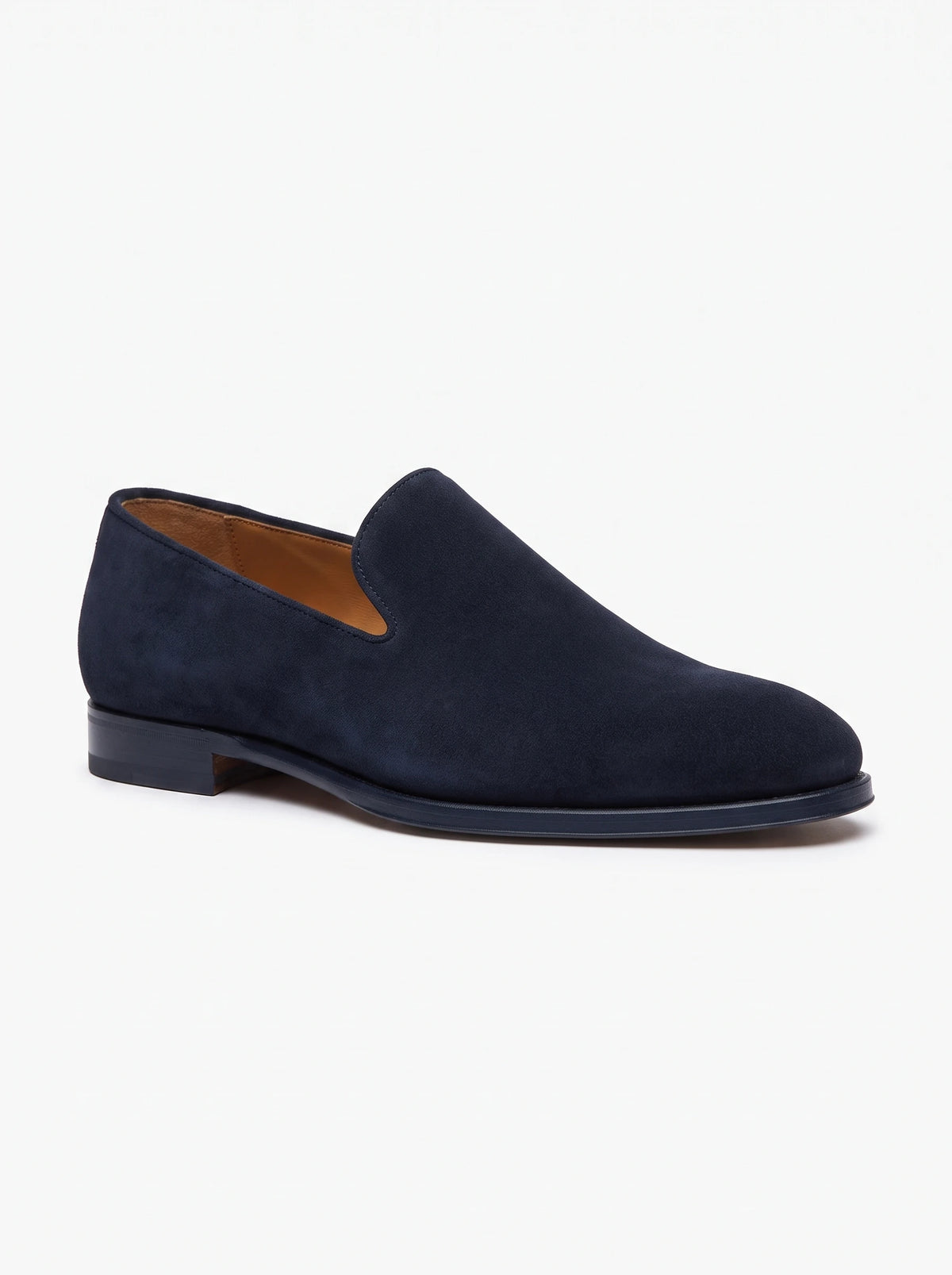 The Noir Vincent navy Loafer by Christopher Noir