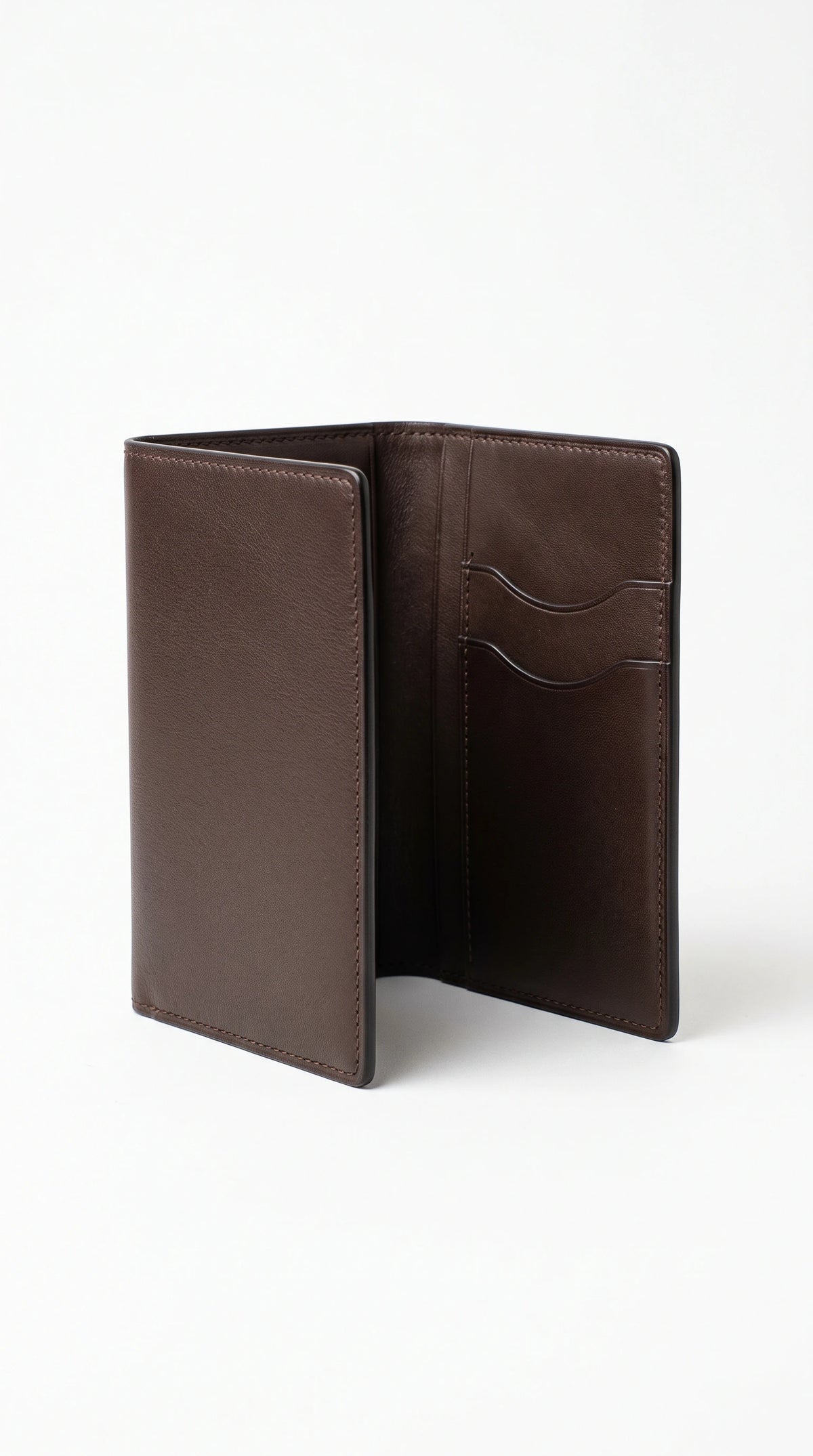 The Noir Wooler espresso passport holder by Christopher Noir