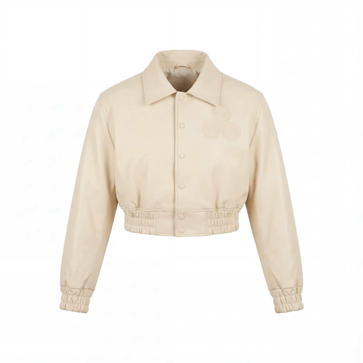 CNOIR Leather Bomber Jacket (Cropped) - CNOIR