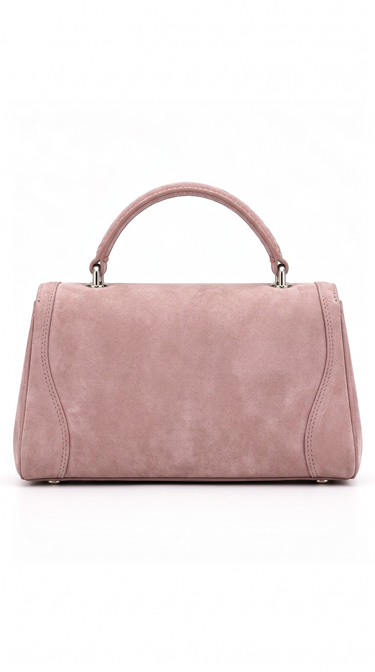 The Noir Tetbury — Blush Pink Top-Handle Handbag – back view, Christopher Noir