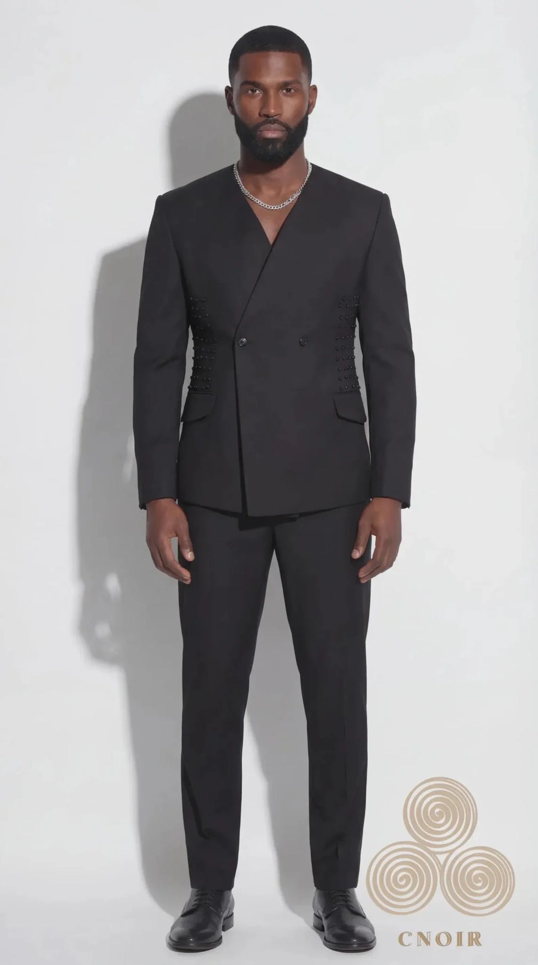 The Noir Eclipse Suit — modern African wedding suit by Christopher Noir