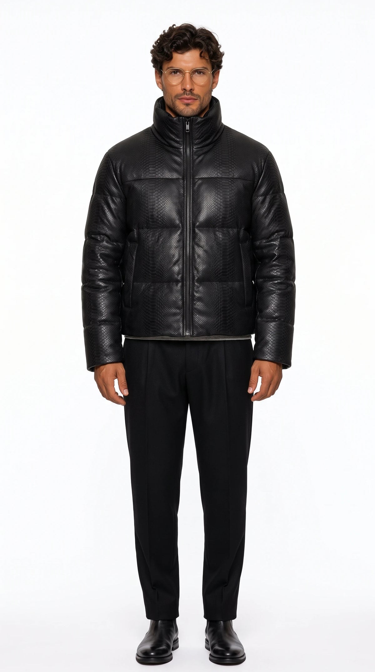 The Noir Braemar black puffer jacket by Christopher Noir