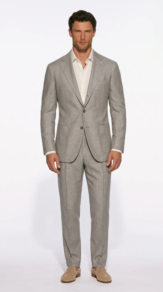 Christopher Noir Relaxed Summer Tailoring in light grey with softened lightweight construction