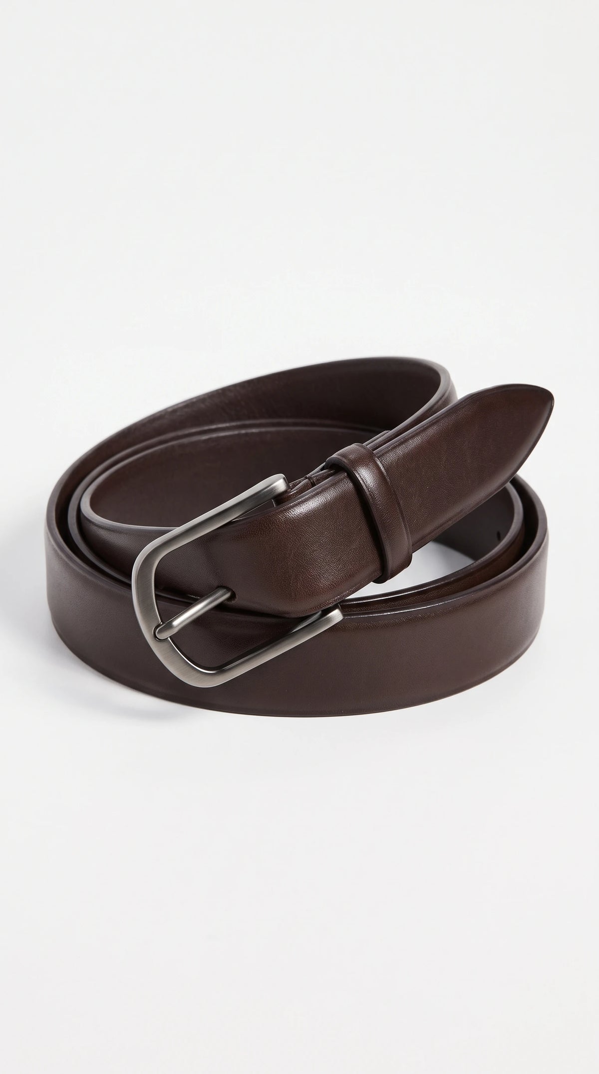 The Noir Helmsley espresso dress belt by Christopher Noir