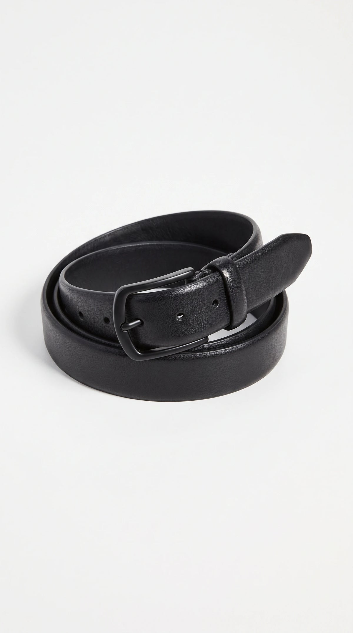 The Noir Ilkley black luxury belt by Christopher Noir