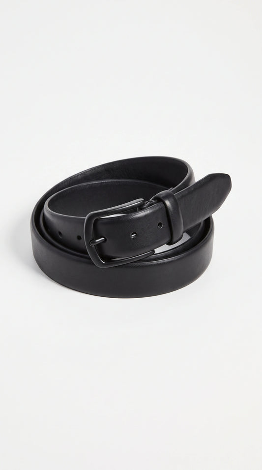 The Noir Ilkley black luxury belt by Christopher Noir