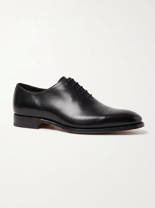 The Noir Portland black Wholecut Oxford by Christopher Noir