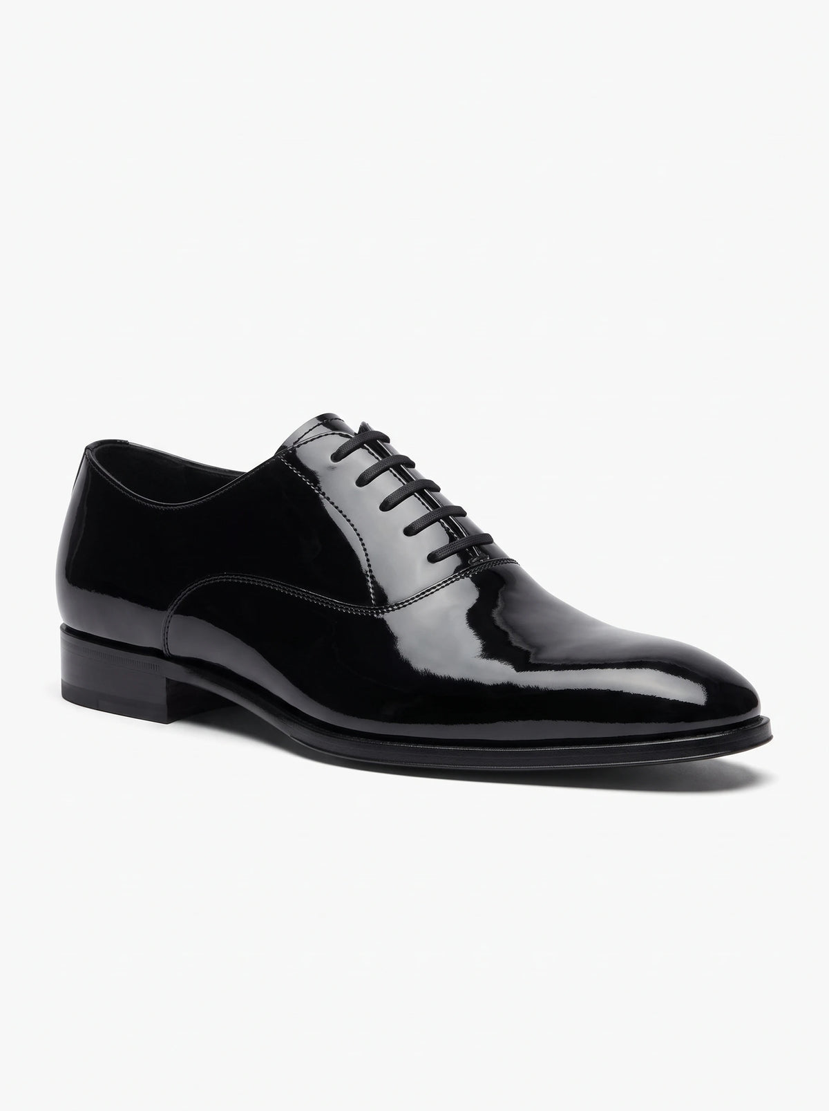 Men's black patent leather Oxford – The Noir Bryanston by Christopher Noir