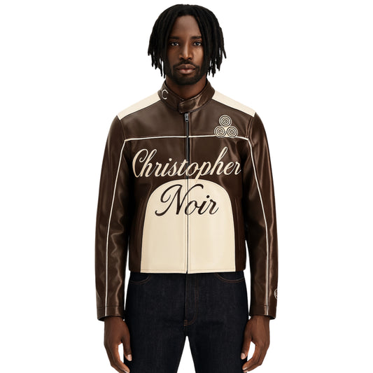 The Noir Statement Jacket in Patent Leather (Unisex)