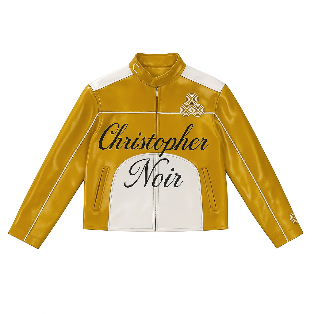 The Noir Gloss Statement  Jacket (Unisex)