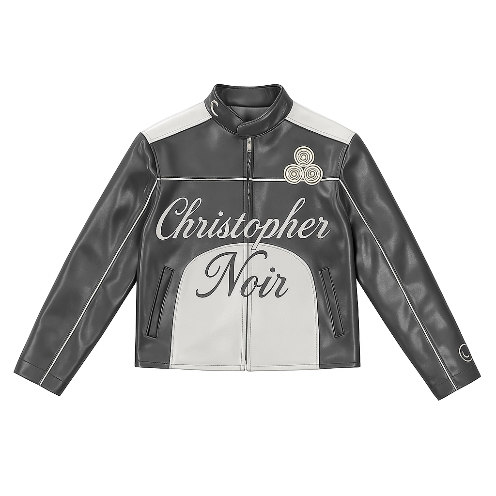 The Noir Gloss Statement  Jacket (Unisex)