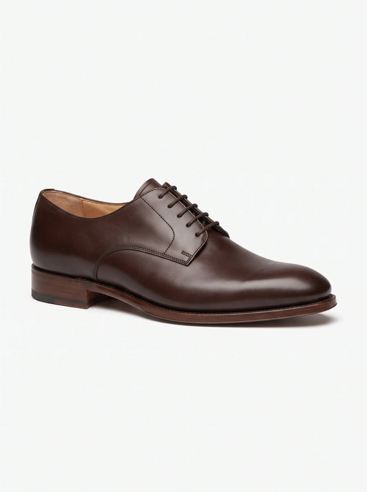 The Noir Chester dark brown Derby by Christopher Noir