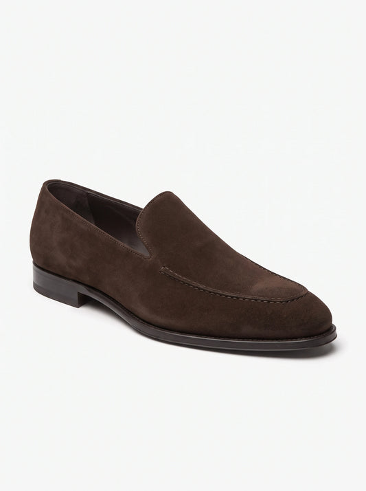The Noir Brompton dark brown Loafer by Christopher Noir