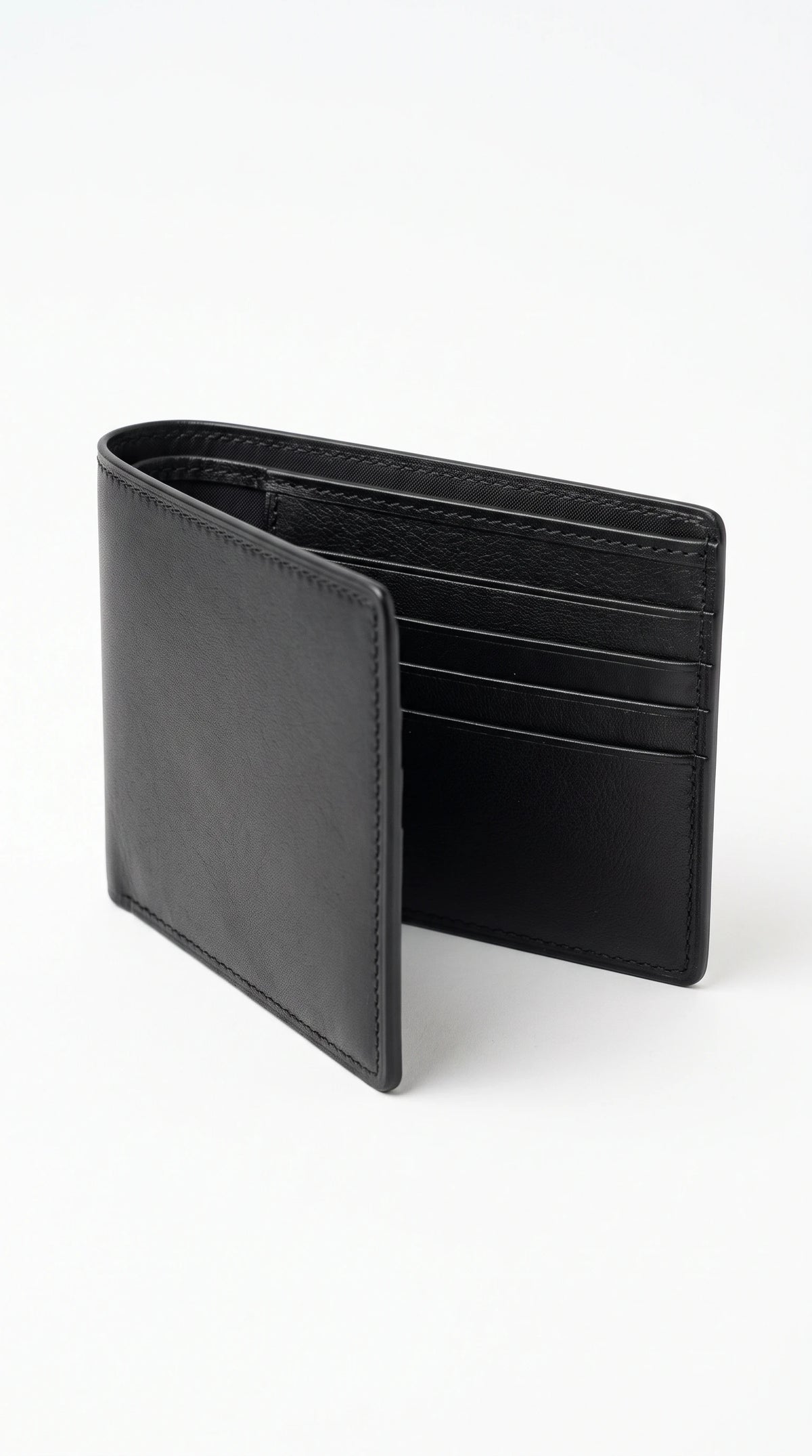 The Noir Thirsk black bifold wallet by Christopher Noir