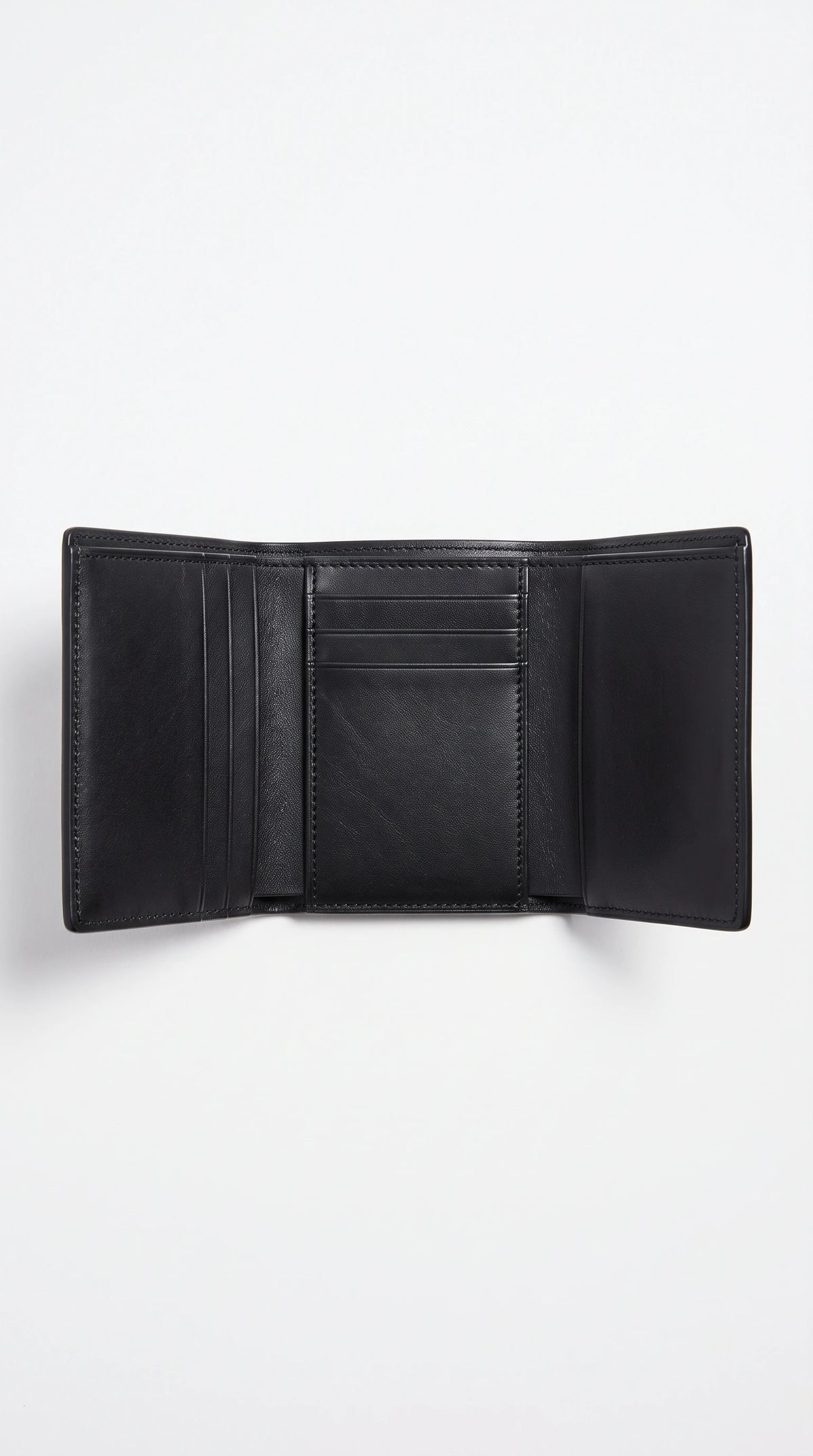 The Noir Pickering black trifold wallet by Christopher Noir