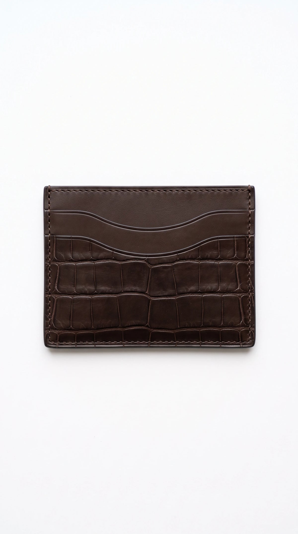 The Noir Morpeth espresso cardholder by Christopher Noir