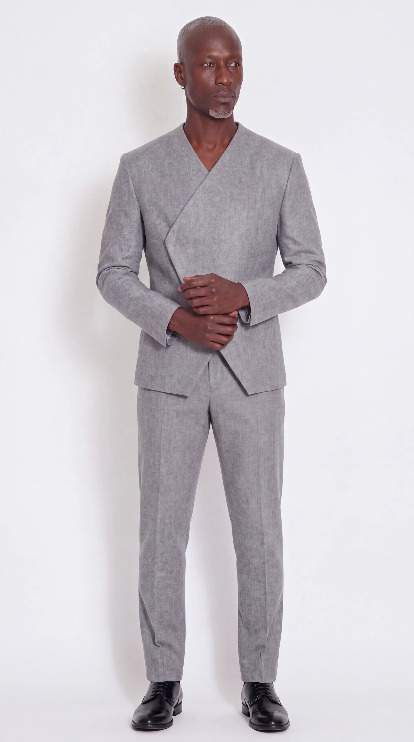 The Noir Ascent Guard Suit — Asymmetric Longline Suit
