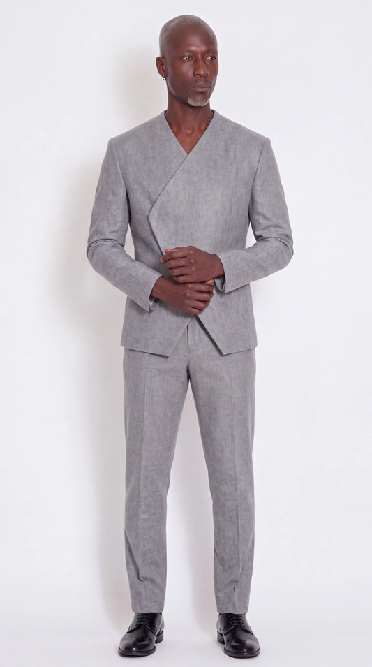 The Noir Ascent Guard Suit — Asymmetric Longline Suit — view 2