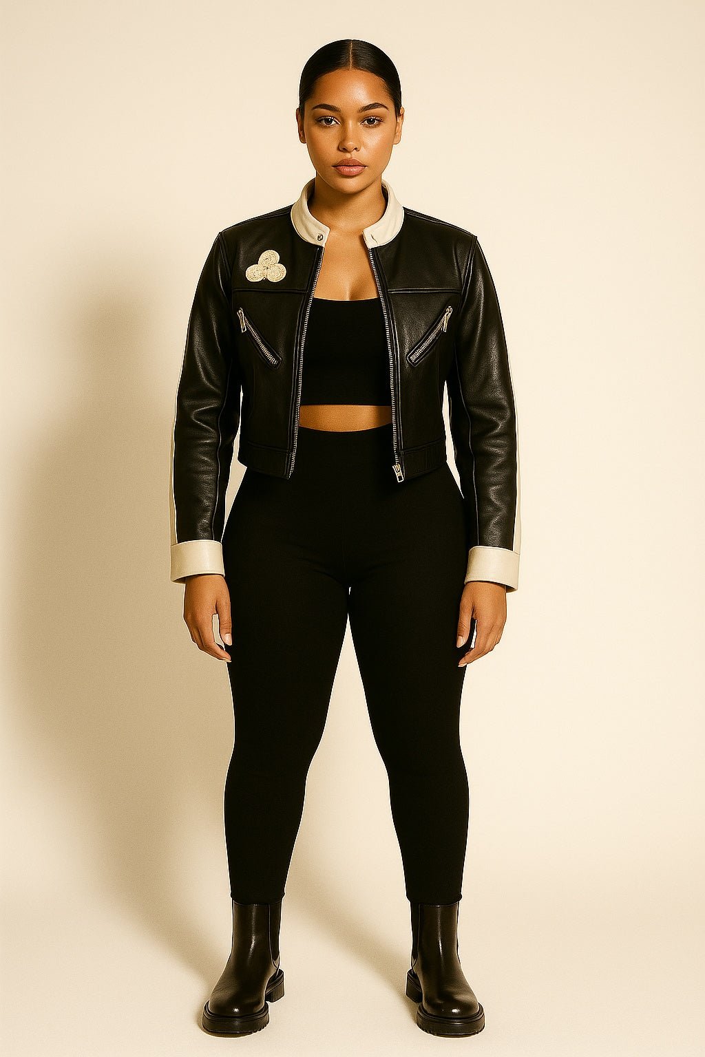CNOIR Biker Jacket - CNOIR