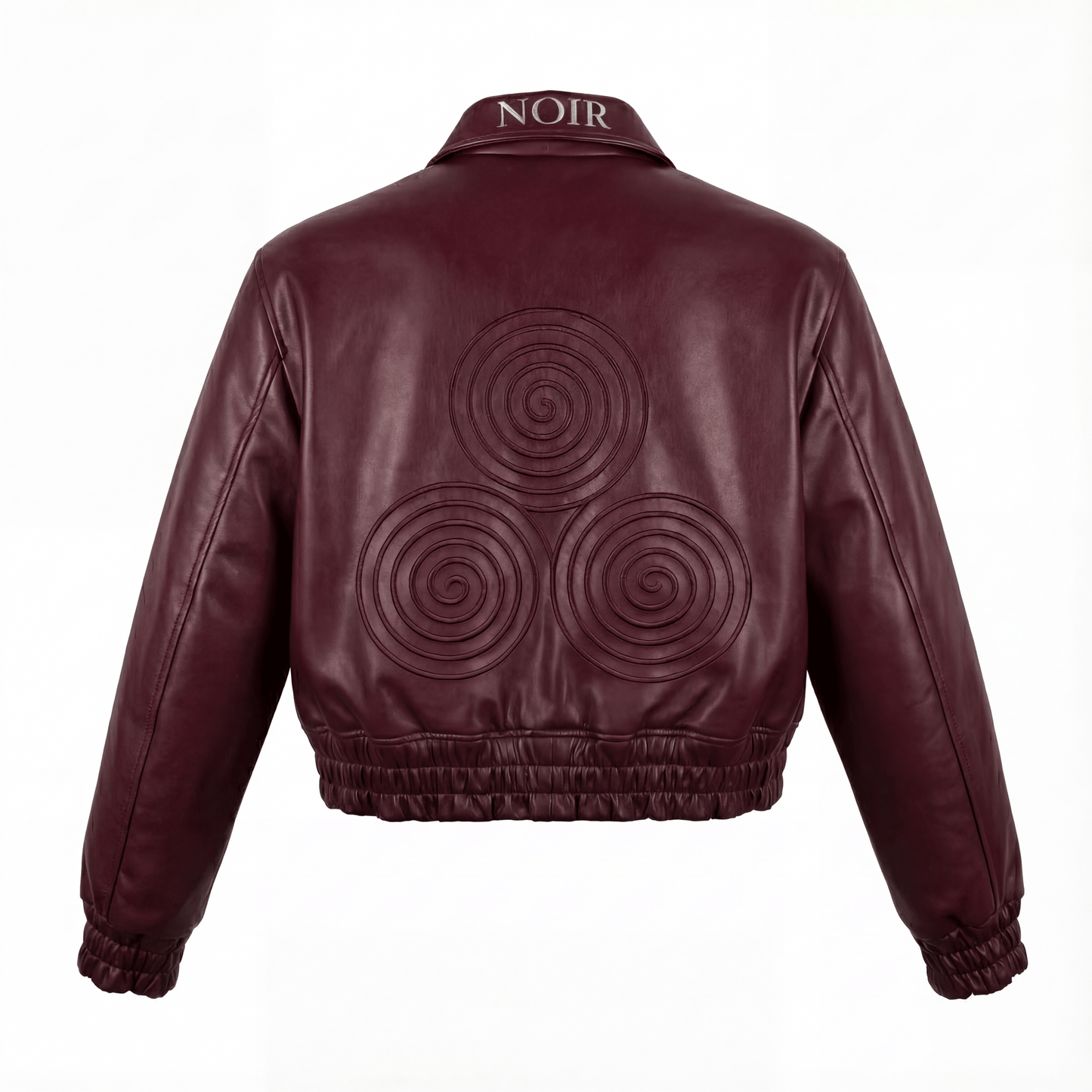 CNOIR Leather Bomber Jacket (Cropped) - CNOIR