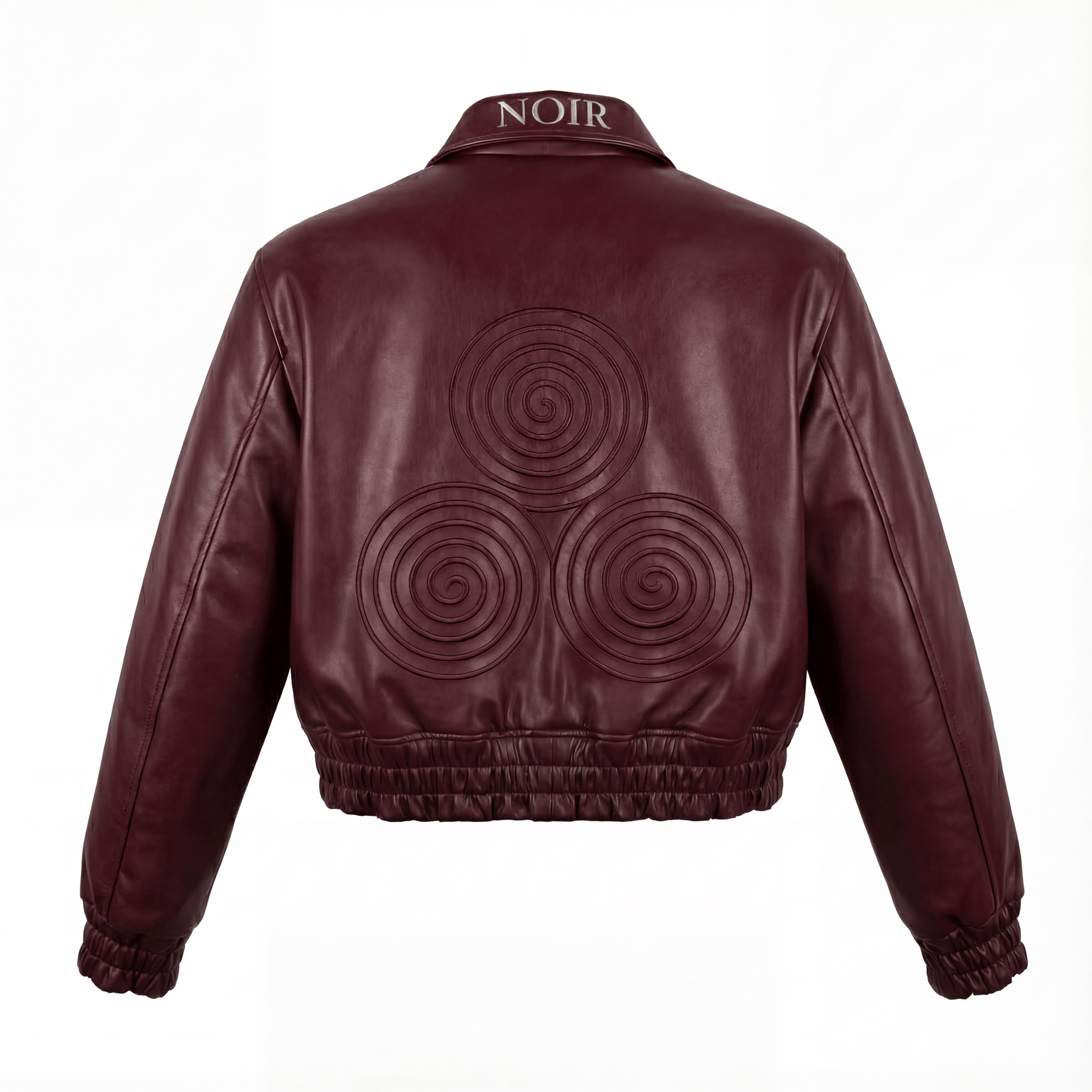CNOIR Leather Bomber Jacket (Cropped) - CNOIR