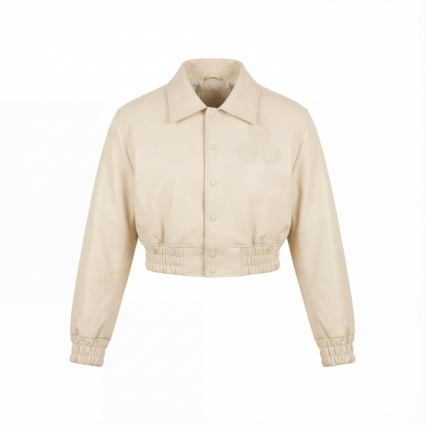 CNOIR Leather Bomber Jacket (Cropped) - CNOIR