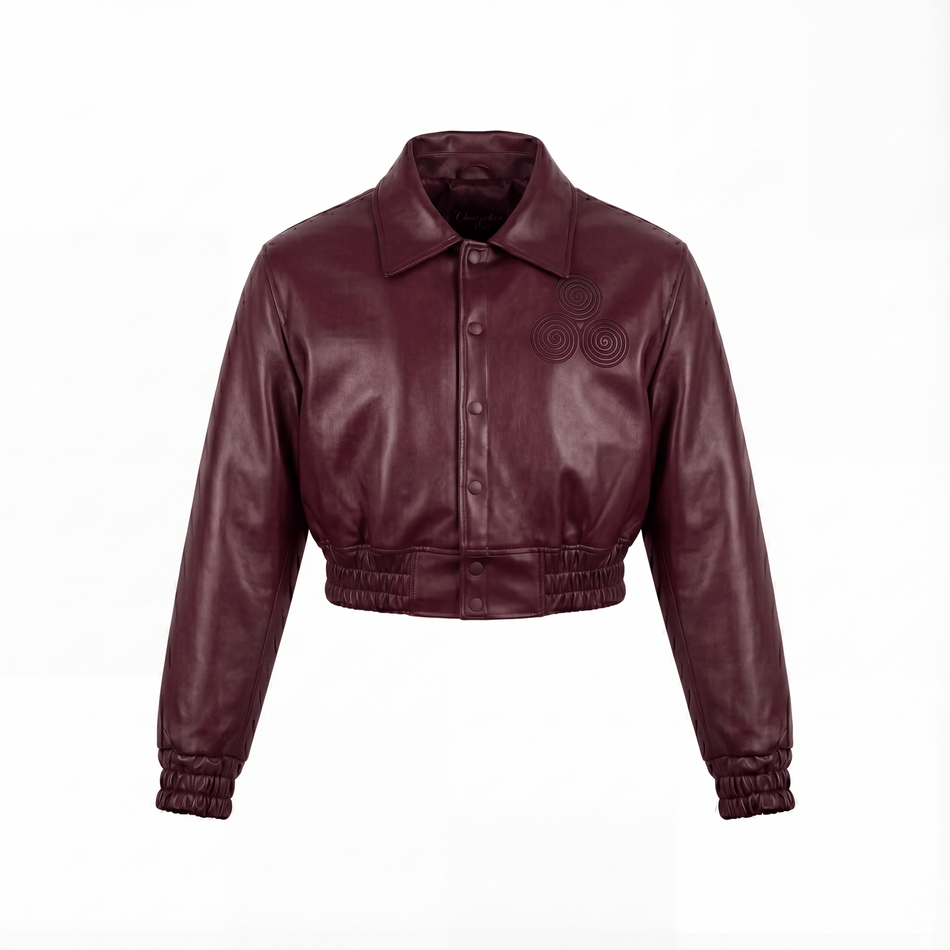 CNOIR Leather Bomber Jacket (Cropped) - CNOIR