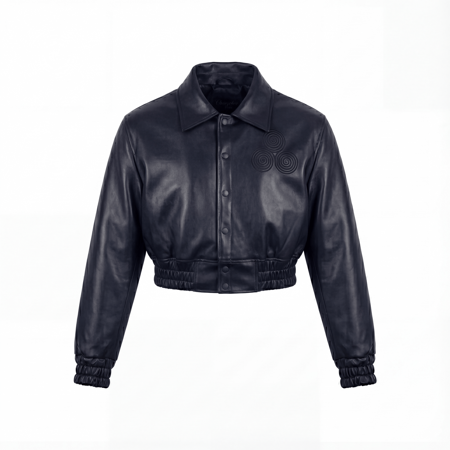 CNOIR Leather Bomber Jacket (Cropped) - CNOIR