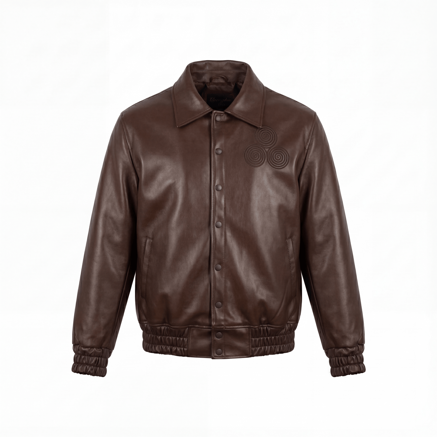 CNOIR Leather Bomber Jacket (Unisex) - CNOIR