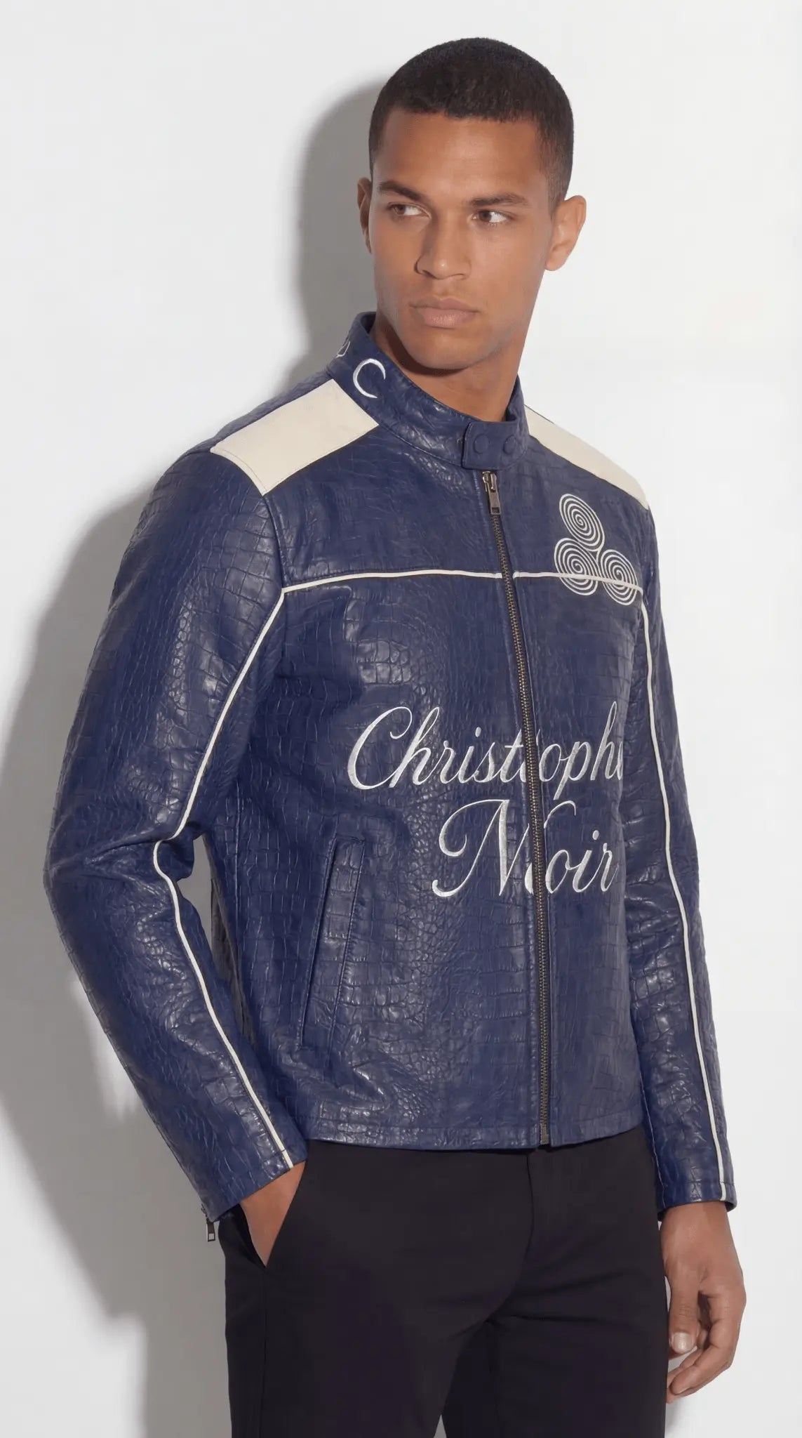 CNOIR Noir - Croc Statement Jacket (Unisex) - CNOIR