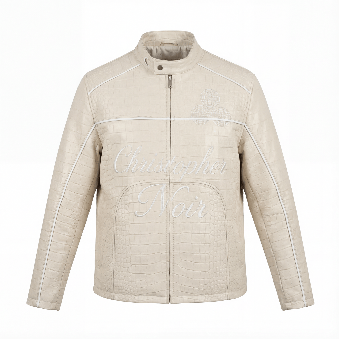 CNOIR Noir - Croc Statement Jacket (Unisex) - CNOIR