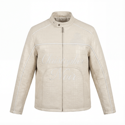 CNOIR Noir - Croc Statement Jacket (Unisex) - CNOIR