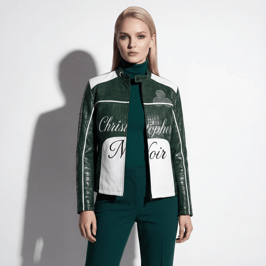 CNOIR Noir - Croc Statement Jacket (Unisex) - CNOIR