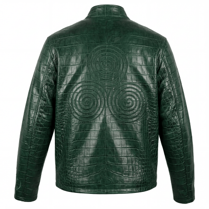 CNOIR Noir - Croc Statement Jacket (Unisex) - CNOIR