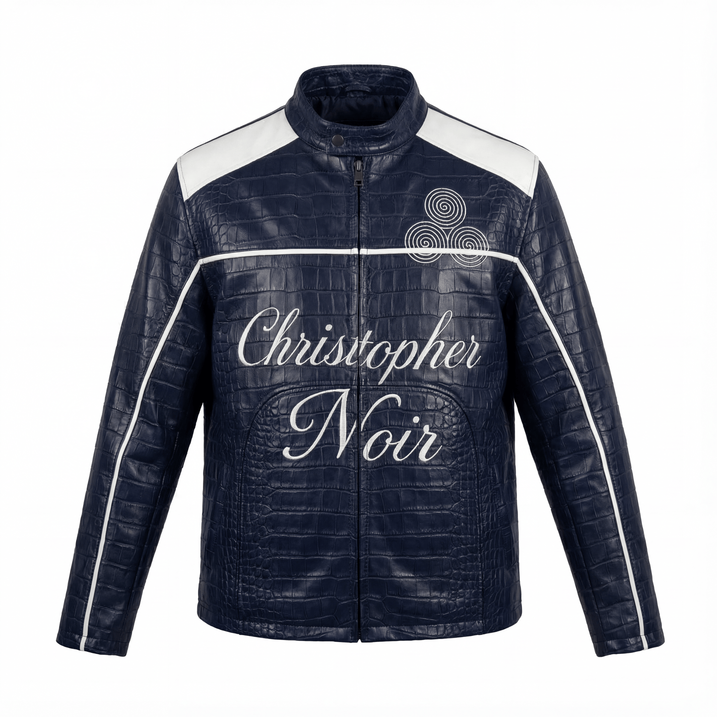 CNOIR Noir - Croc Statement Jacket (Unisex) - CNOIR