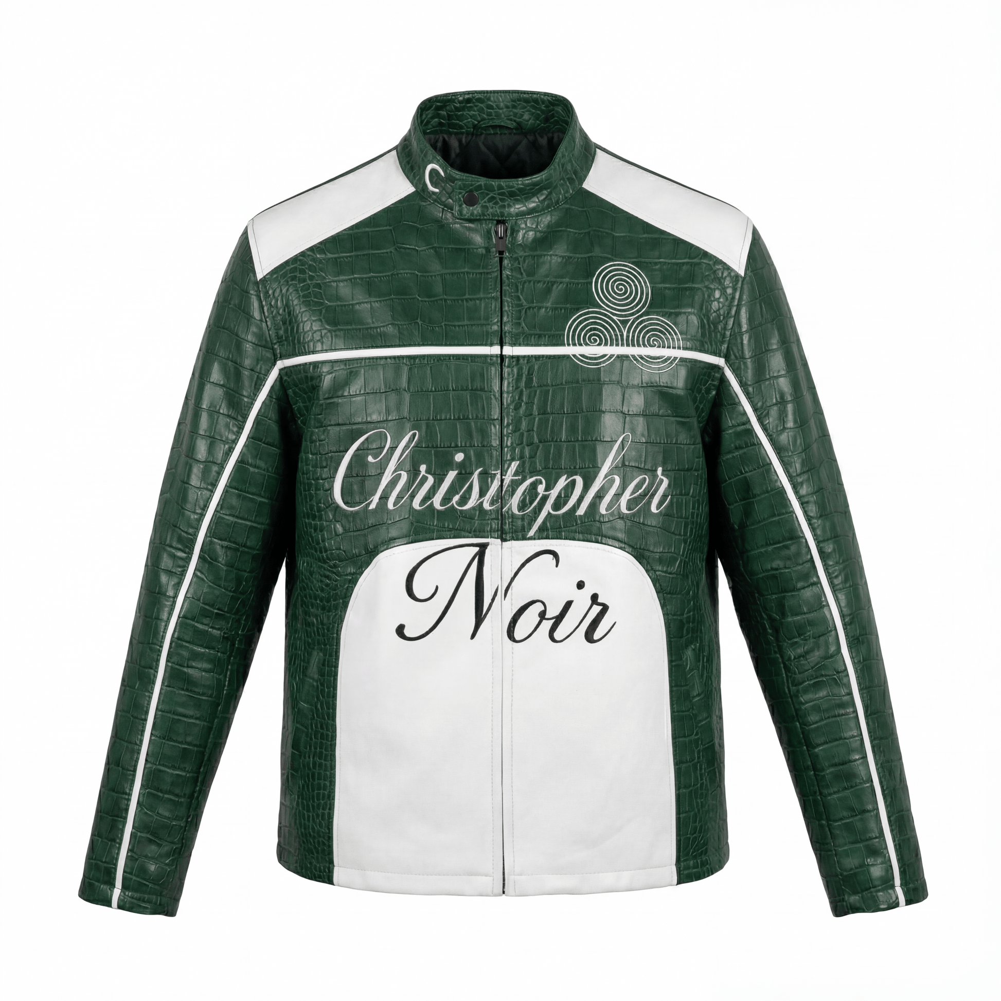 CNOIR Noir - Croc Statement Jacket (Unisex) - CNOIR