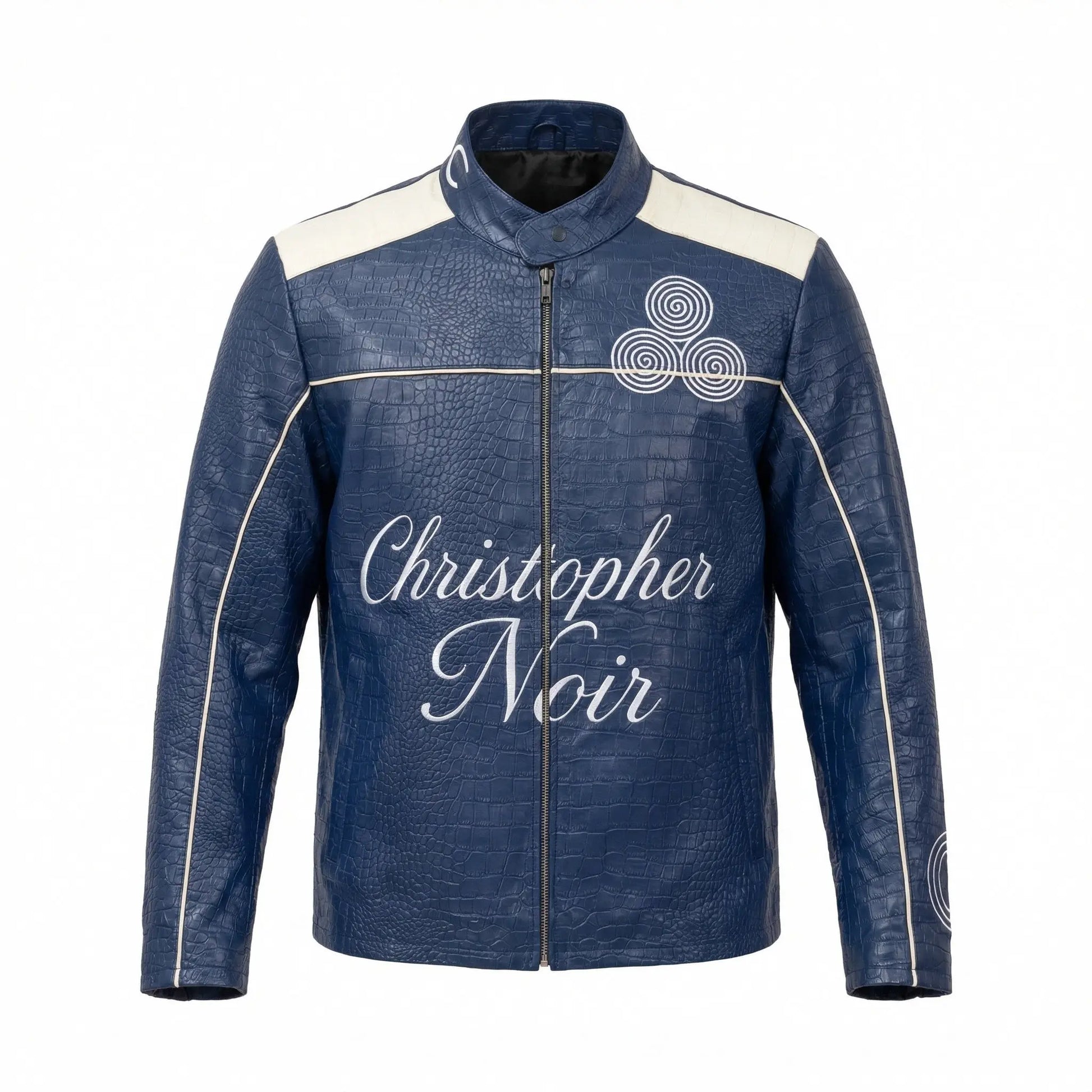 CNOIR Noir - Croc Statement Jacket (Unisex) - CNOIR