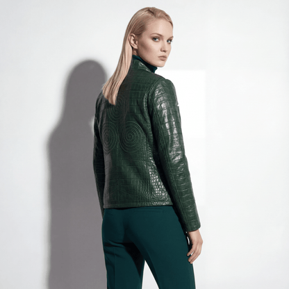 CNOIR Noir - Croc Statement Jacket (Unisex) - CNOIR