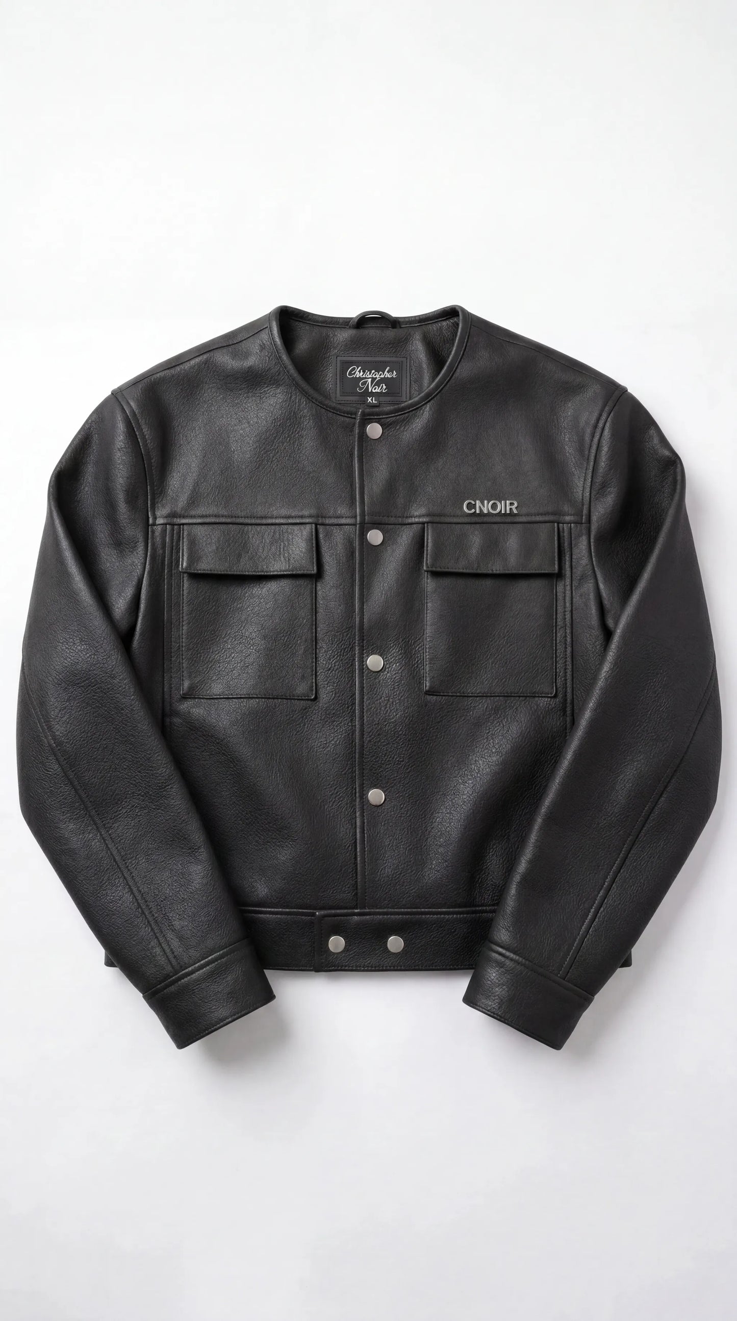 Noir Box Frame Jacket