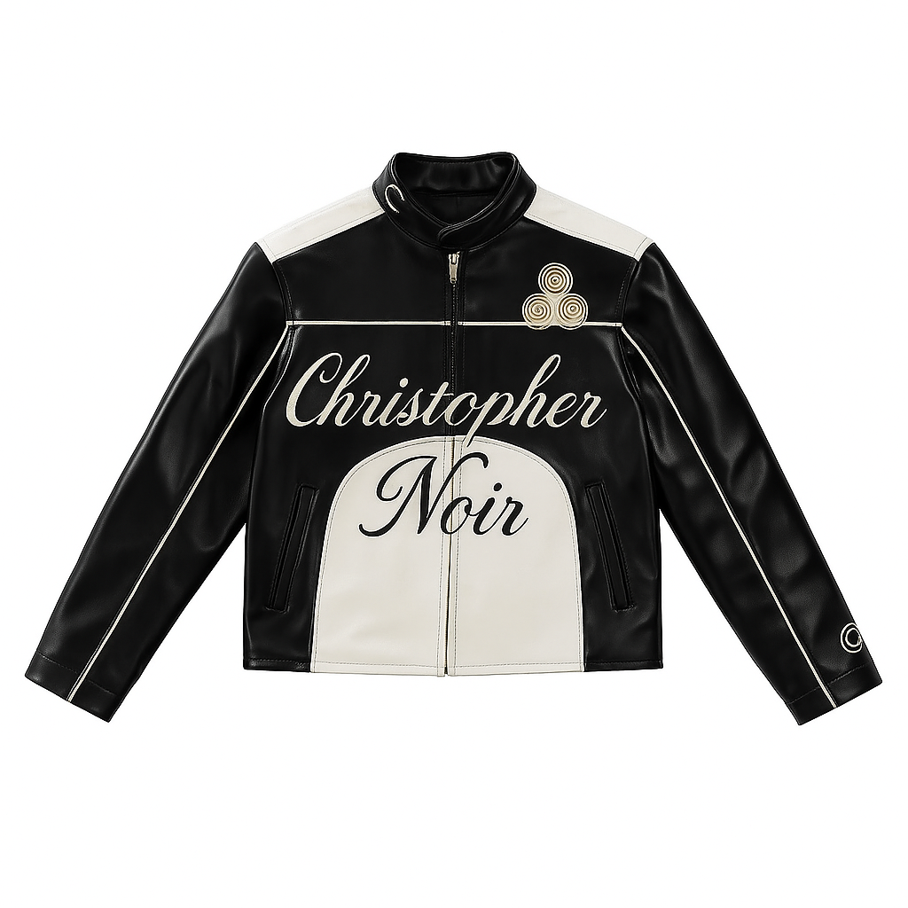 The Noir Gloss Statement  Jacket (Unisex)