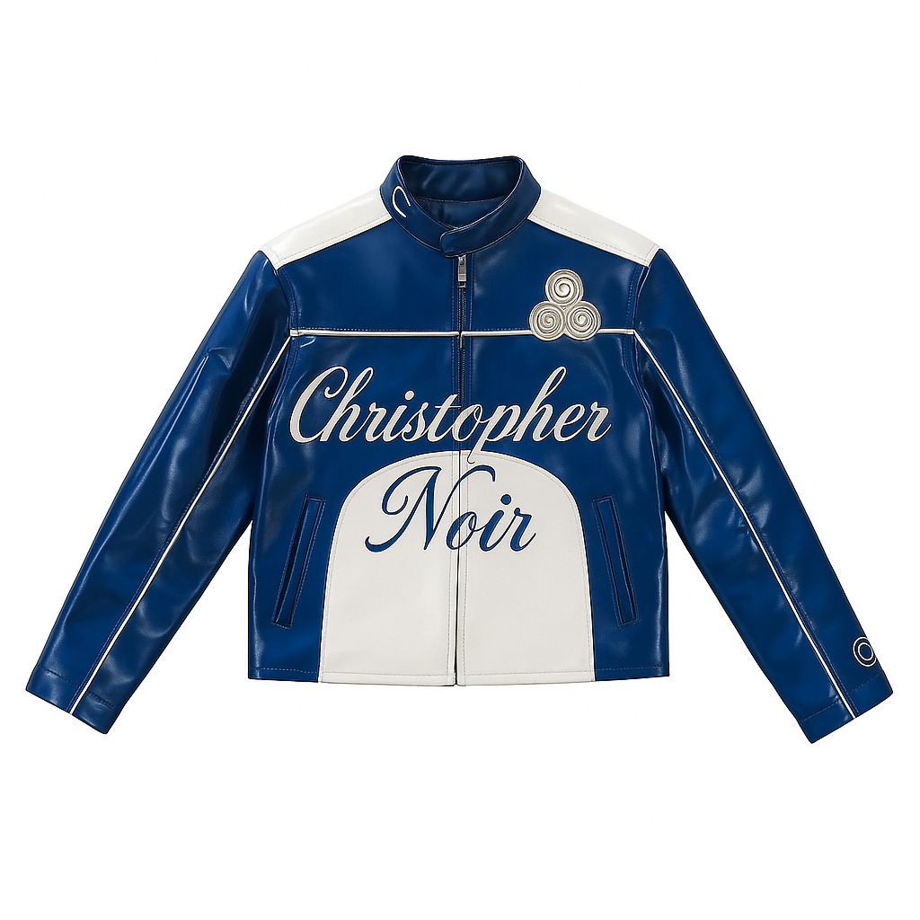 The Noir Gloss Statement  Jacket (Unisex)