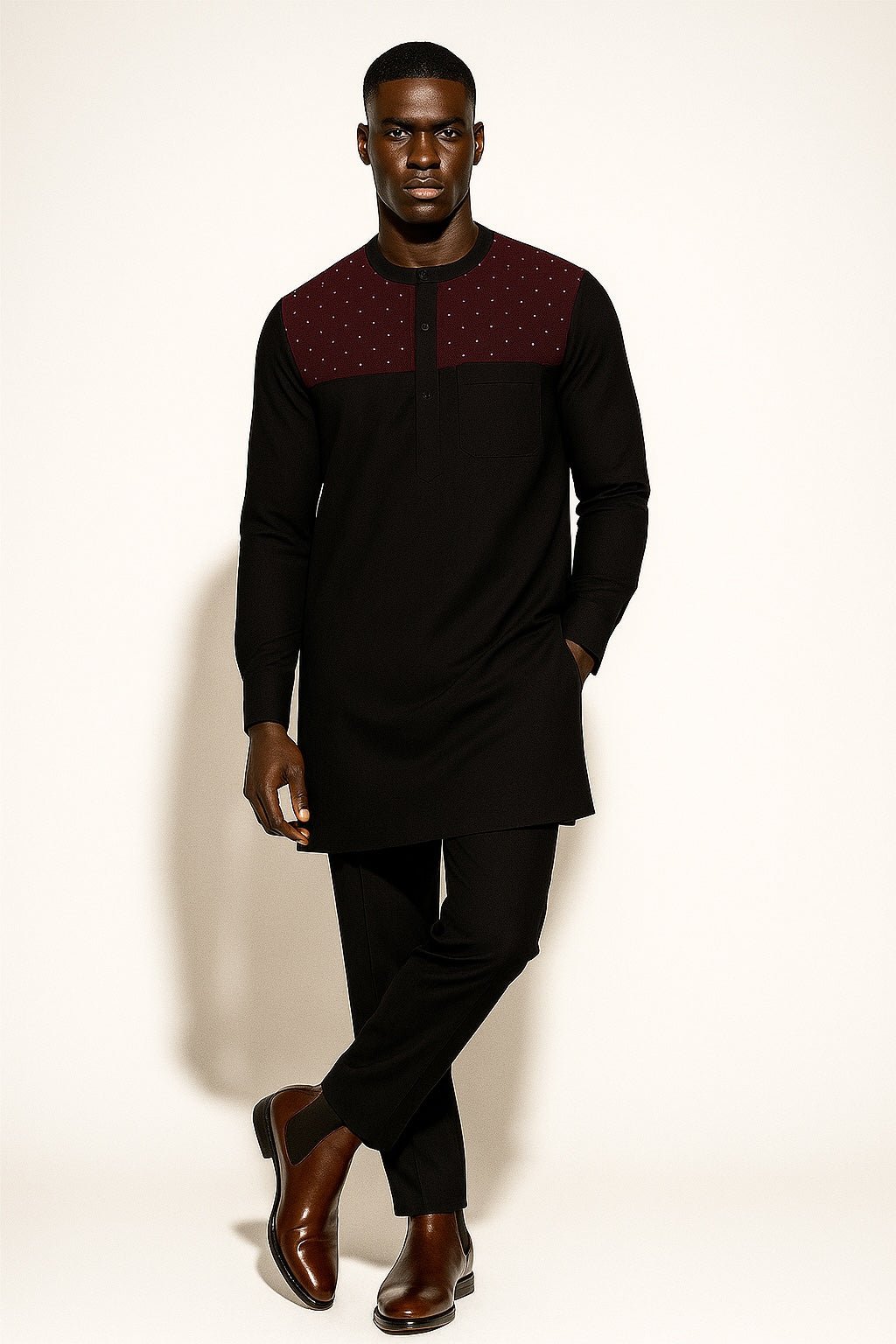 HEVI Kaftan Top - CNOIR