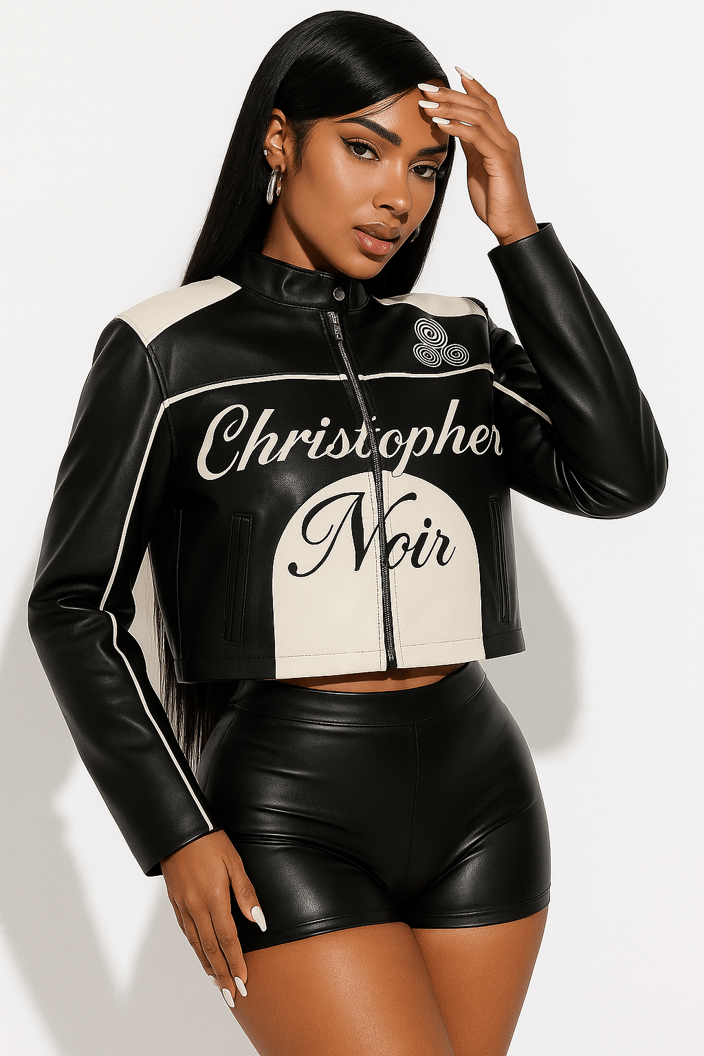 Original CNOIR Statement Biker Jacket (Unisex) - CNOIR