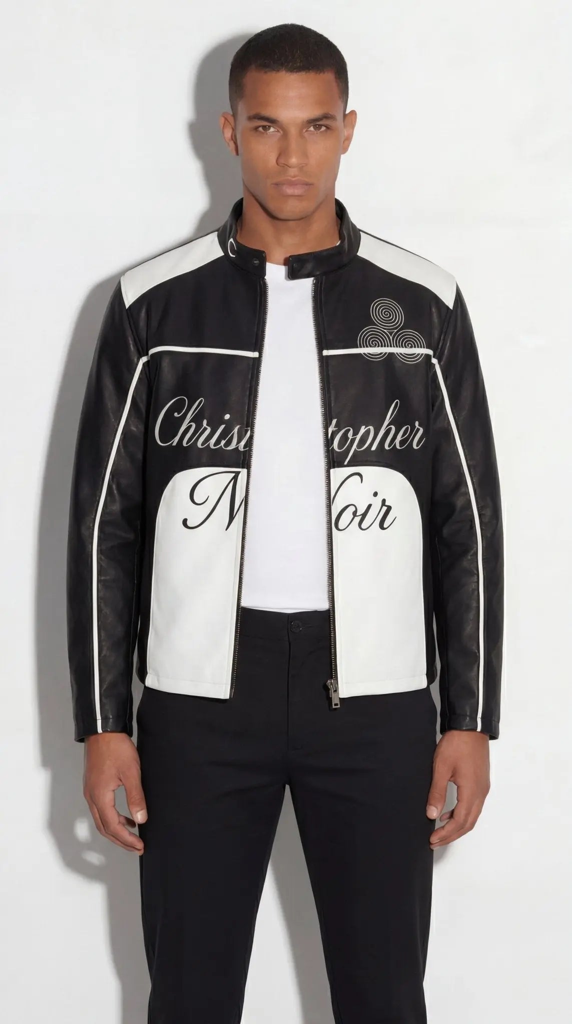 Original CNOIR Statement Jacket in Premium Vegan Leather (Unisex) - CNOIR