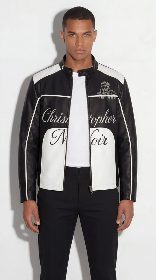 Original CNOIR Statement Jacket in Premium Vegan Leather (Unisex) - CNOIR