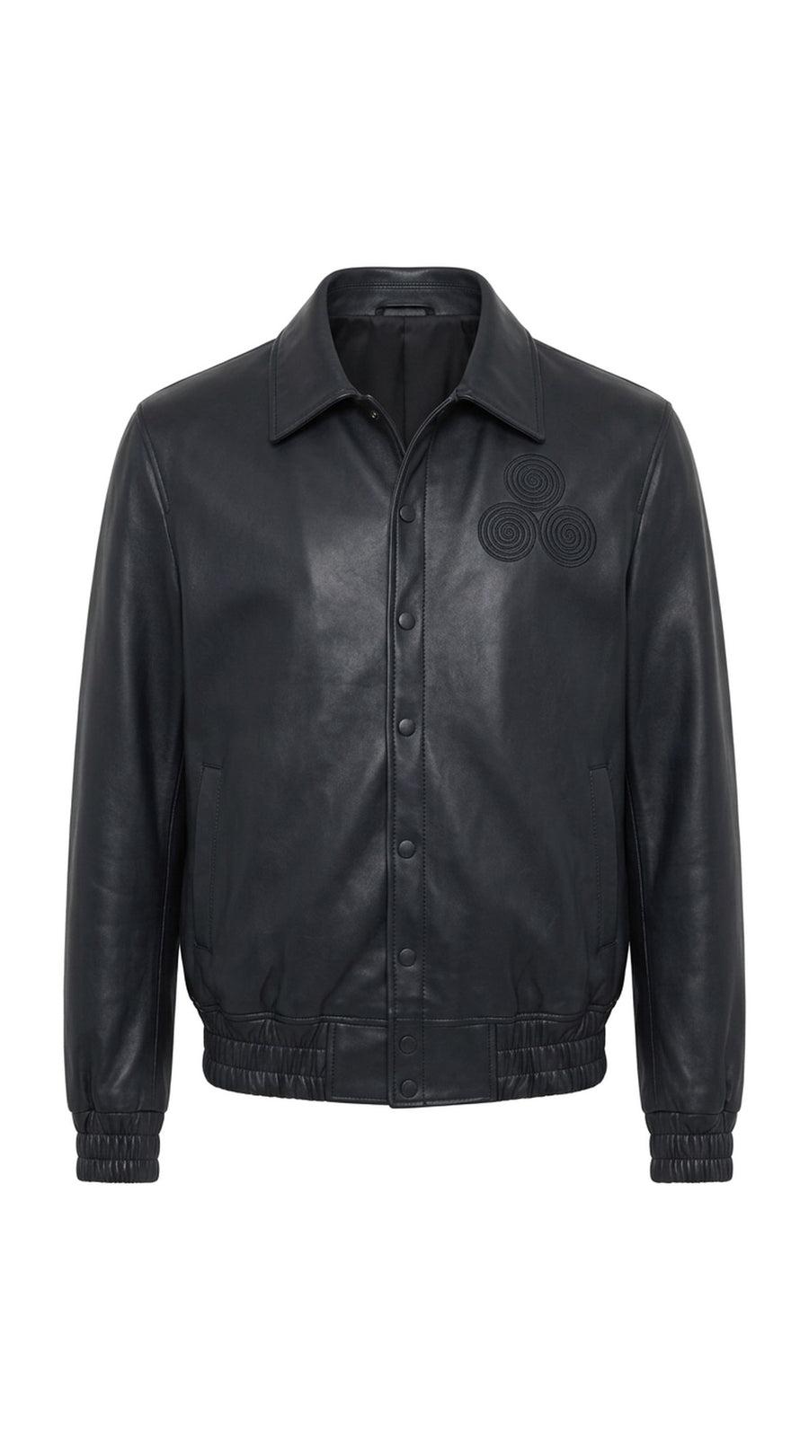 CNOIR Leather Bomber Jacket (Unisex)