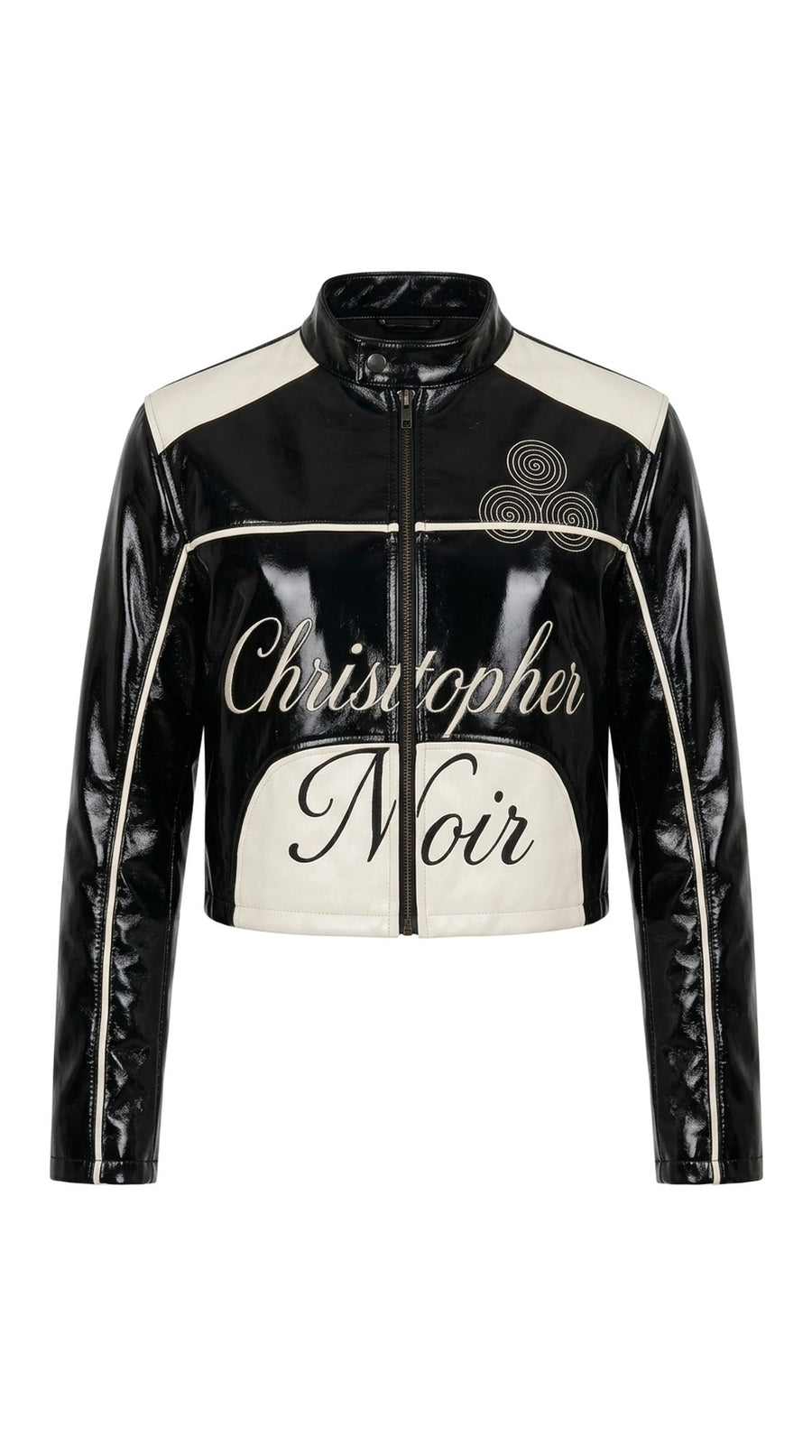 The Noir Statement Jacket in Patent Leather (Unisex)